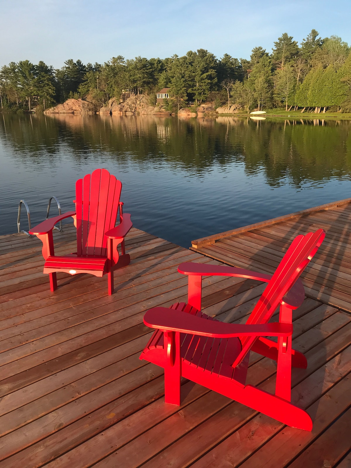 Shebanoning Main Lodge property with waterfront access on Georgian Bay near Killarney