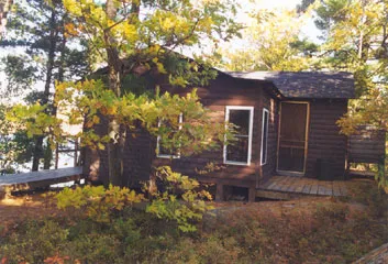 Rusty's Cabin exterior from the west