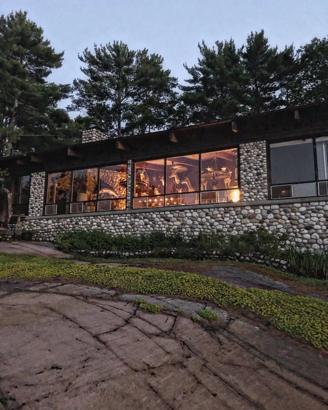 Main Lodge at dusk